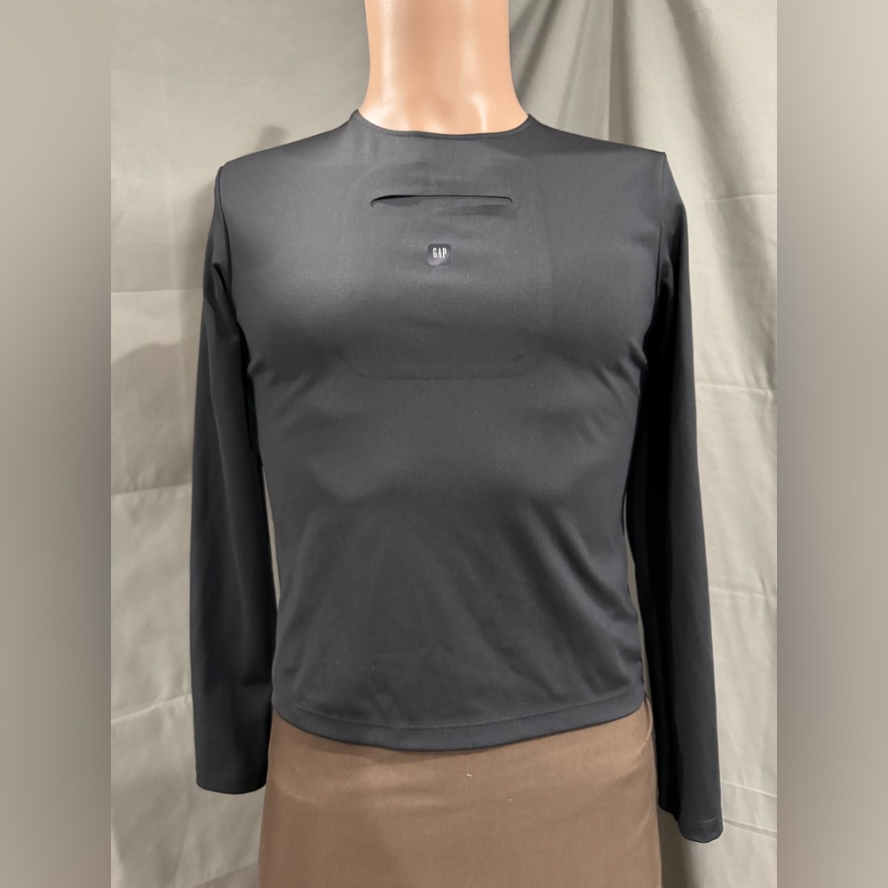 YZY Yeezy GAP Balenciaga Women’s Black Second Skin Shirt size Medium